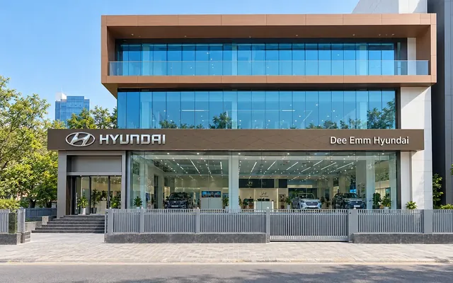 Dee Emm Hyundai Sector 14 showroom